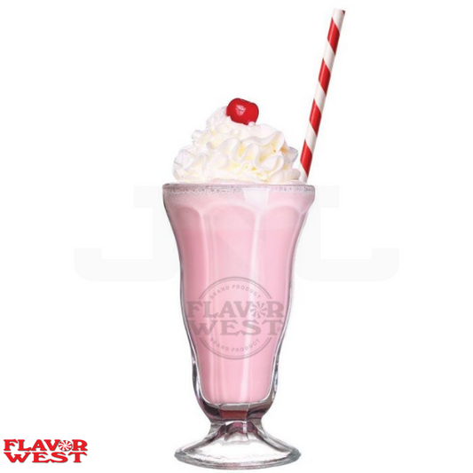 Flavor West Strawberry Milkshake - In Stock